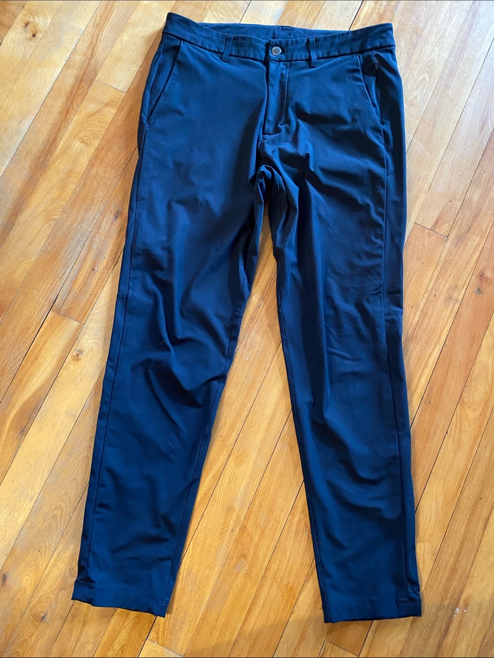 lululemon athletica Men's Navy Chino-Style Pants